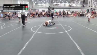 44 lbs Round 3 (6 Team) - Charlie Corvey, The Outsiders vs Asher Burkett, Revival