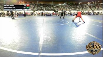 92 lbs Rr Rnd 2 - Nathan Nieto, Juggernaut Wrestling Club vs Brock Bayless, Weatherford Youth Wrestling