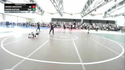 48-B lbs Consi Of 8 #2 - George Gerasimov, Red Hawk Wrestling vs Hunter Gattone, Steel Valley Renegades