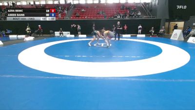 73kg Round 2 - Azra Benic, Saskatoon Junior Huskies vs Asees Bains, Independent Wrestling Club