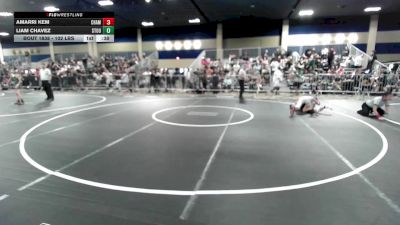 102 lbs Consi Of 16 #2 - Amarri Kem, Champions WC vs Liam Chavez, Stout Wr Ac