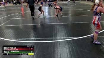 82 lbs Round 2 - Ellyett Galletta, Team Clay vs Quinn Thomas, Blackman Wrestling Club