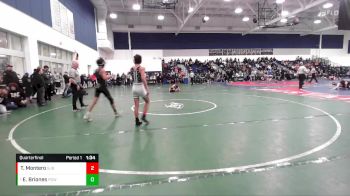 106 lbs Quarterfinal - Elias Briones, Poway vs Troy Montero, Sj Bosco