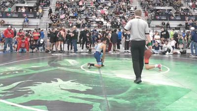 105 lbs Champ. Rd Of 64 - Leonardo Saucedo, Sunnyside Ironman Wrestling vs Ethan Chandler, UP Outlaw WC