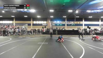 126 lbs Consi Of 64 #1 - Isaac Castro-pineda, The Stable WC vs Nathan Ramirez, San Dimas HS