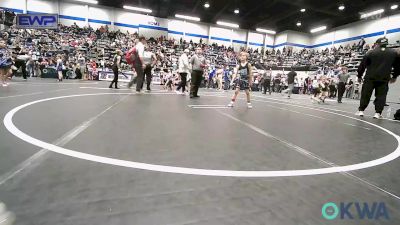 55 lbs Quarterfinal - Beckham Cummings, Newcastle Youth Wrestling vs Brody Corn, Mustang Bronco Wrestling Club