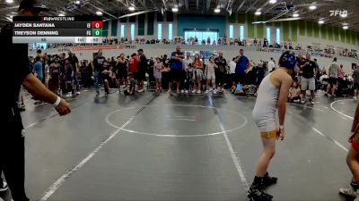 88 lbs Round 8 (10 Team) - Treyson Denning, Full Circle vs Jayden Santana, Eagle Empire