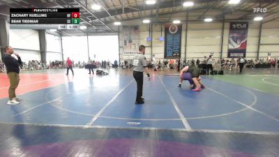 285 lbs Round Of 64 - Zachary Kuelling, NY vs Sean Tiedman, SC