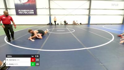 195 lbs Rr Rnd 2 - Michael Zamora, Gold Medal Wrestling Club vs Elijah Josey, Smitty's Barn