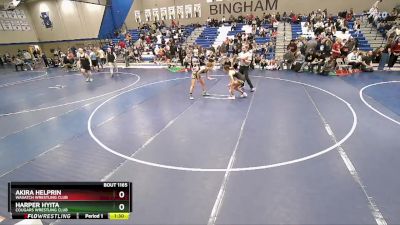 115 lbs Cons. Semi - Akira Helprin, Wasatch Wrestling Club vs Harper Hyita, Cougars Wrestling Club