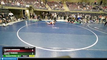 111 lbs Cons. Round 1 - Teagan Andersen, JWC vs Danny Paredes, WESTLAKE