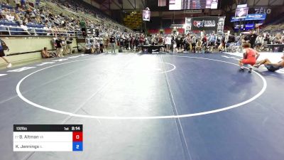 132 lbs Rnd Of 64 - Brodie Altman, VA vs Keygan Jennings, IL