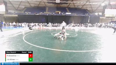 92 lbs Cons. Round 4 - Alexander Kilmer, Port Angeles Wrestling Club vs Payton Graveline, Mat Demon Wrestling Club