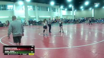 155 lbs Round 1 (8 Team) - Mariah Duran, Nebraska Black Widows vs Kara Jones, Team Montana Silver