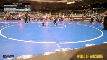 100 lbs 2nd Place - Braxten Sombke, Sniper Wrestling Academy vs Ryder Hoffman, Immortal Athletics WC