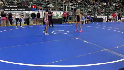 105 lbs Cons. Quarters - Kylie Dwyer, Caveman Wrestling vs Alicia Burgos Guzmán