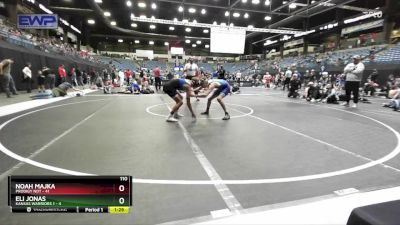 110 lbs Round 5 (6 Team) - Eli Jonas, Kansas Warriors 1 vs Noah Majka, Prodigy NDT