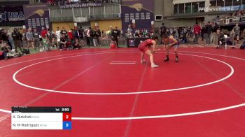 50 kg Rr Rnd 2 - Katie Dutchak, Canada vs Natalie Reyna-Rodriguez, McKendree Bearcat Wrestling Club