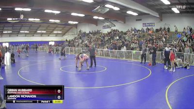 190 lbs Cons. Semi - Orinn Hubbard, Redmond High School vs Landon McMahon, Heppner