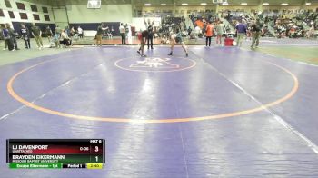 149 lbs Cons. Round 3 - Lj Davenport, Unattached vs Brayden Eikermann, Missouri Baptist University