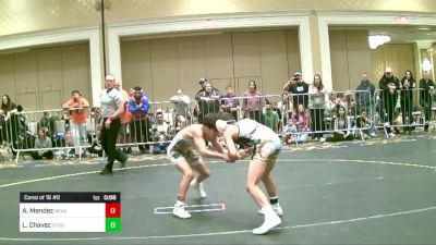 95 lbs Consi Of 16 #2 - Archie Mendez, Nevada Elite WC vs Liam Chavez, Stout Wr Ac