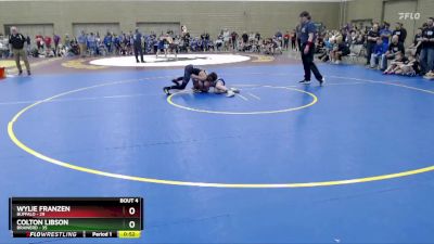 115 lbs Placement (4 Team) - Wylie Franzen, Buffalo vs Colton Libson, Brainerd