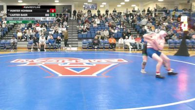 174 lbs Quarterfinal - Hunter Hohman, American vs Carter Baer, Binghamton