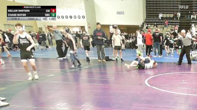 77 lbs Rr Rnd 2 - Kellan Winters, CTWHALE Humpback - MSE vs Chase Boyer, TDWC Maniacs - MSE