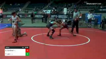 83 lbs Consolation - Gus Cardinal, Valiant vs Thomas Lee, Black Fox Academy