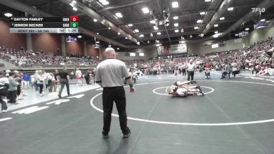 3A 144 lbs Cons. Round 2 - Dayton Farley, Emery vs Jerron Becker, Carbon
