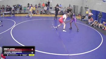 113 lbs Cons. Round 3 - Brett James, North Coast Elite Wrestling Cl vs Michael Haragakiza, McDaniel High School
