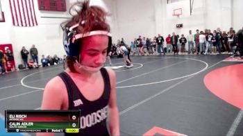87 lbs Cons. Semi - Calin Adler, South Gibson vs Eli Risch, Intense WC