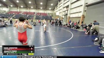 92 lbs Champ Round 1 (16 Team) - ERNESTO PEREZ, West Coast Riders vs Nash Johnston, Utah Green