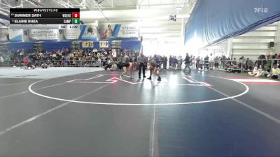 105 lbs Cons. Round 2 - Summer Sath, Wichita-Southeast Hs vs Elaine Rhea, Campus