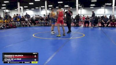 125 lbs Placement Matches (8 Team) - Fransisco Valencia, Washington vs Ethan De La Cruz, New Jersey