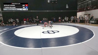 74 kg Champ. Rd Of 128 - Nicolas Lozano, ARTC vs Taven Williams, Noke Wrestling RTC