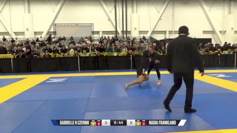 Gabriela De Faria Matos Barreto vs Gabrielle H Czernik 2024 World IBJJF Jiu-Jitsu No-Gi Championship