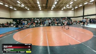 126B Round 2 - Eli Raymond, Tongue River vs Sean Lowe, Powell