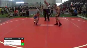 77 lbs Quarterfinal - Calan Childress, Central Coast Most Wanted vs Kolby Dennington, Tracy WC