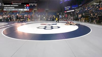 144 lbs Cons. Rd Of 64 - Maximus McCarthy, NY vs Coen Roberts, ID