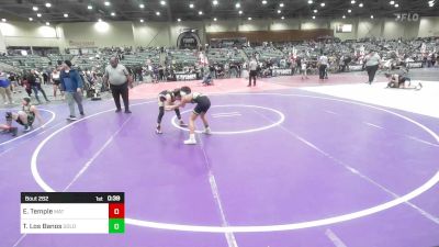 95 lbs Consi Of 4 - Ethan Temple, Mat Time vs Titan Los Banos, Gold Rush Wrestling