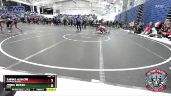 105 lbs Semifinal - Zainab Albadri, Greater Heights vs Avryn Beiker, Hays