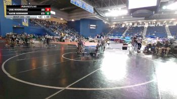 120 lbs Champ. Round 3 - Zoe Rodriguez, Westfield vs Katie Eddinger, Middletown