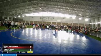 105 lbs Cons. Semi - Emily Shoemaker, Juab vs Gracie Price, Thunder Ridge