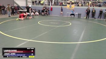215 lbs 5th Place Match - Landon Burke, Bethel Freestyle Wrestling Club vs Josiah James, Anchorage Freestyle Wrestling Club