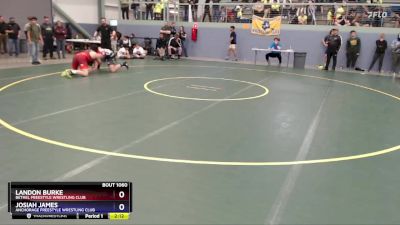 215 lbs 5th Place Match - Landon Burke, Bethel Freestyle Wrestling Club vs Josiah James, Anchorage Freestyle Wrestling Club