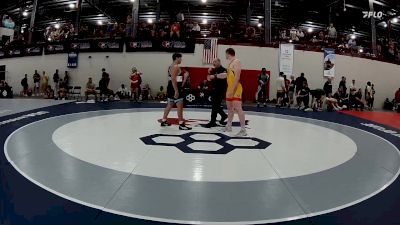 130 kg Champ. Round 2 - Riah Ostrander, Tiger Den Wrestling Club vs Jake Powell, Dragon Wrestling Club