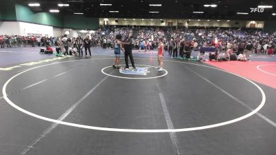 124 lbs Round Of 32 - Layla Namerow, PA vs Mekala James, CA