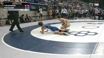 132 lbs Cons. Sub-rd Of 32 - Dylan Parker, Nevada vs Shep Baumer, Louisiana