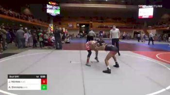 102 lbs Consi Of 4 - Jonathan Montes, Black Fox Wrestling Academy vs Aiden Simmons, Bakersfield Drillers